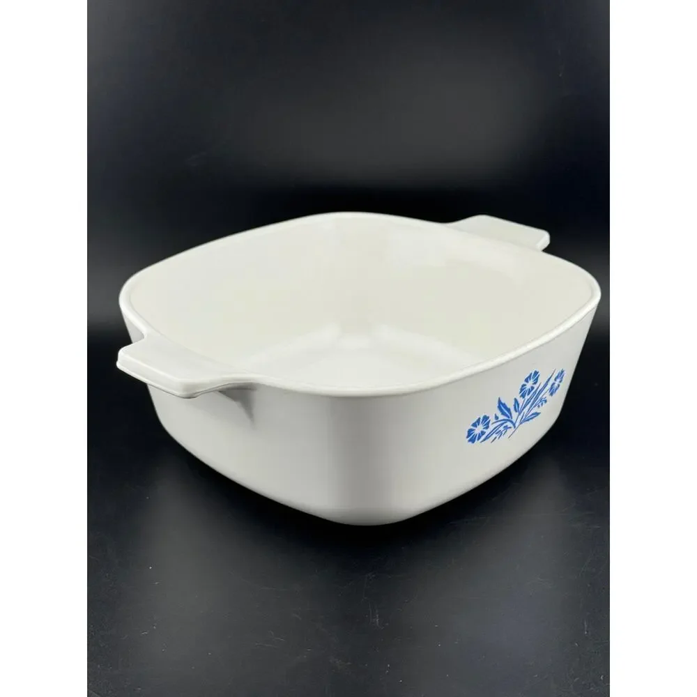 Cornflower Blue by Corning -  1.5 Quart Square Casserole No Lid